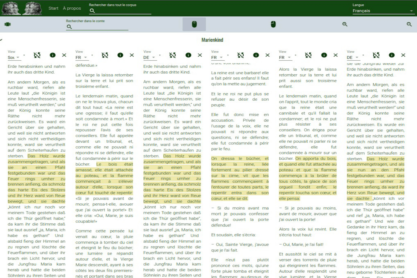 Aligner les mondes littéraires