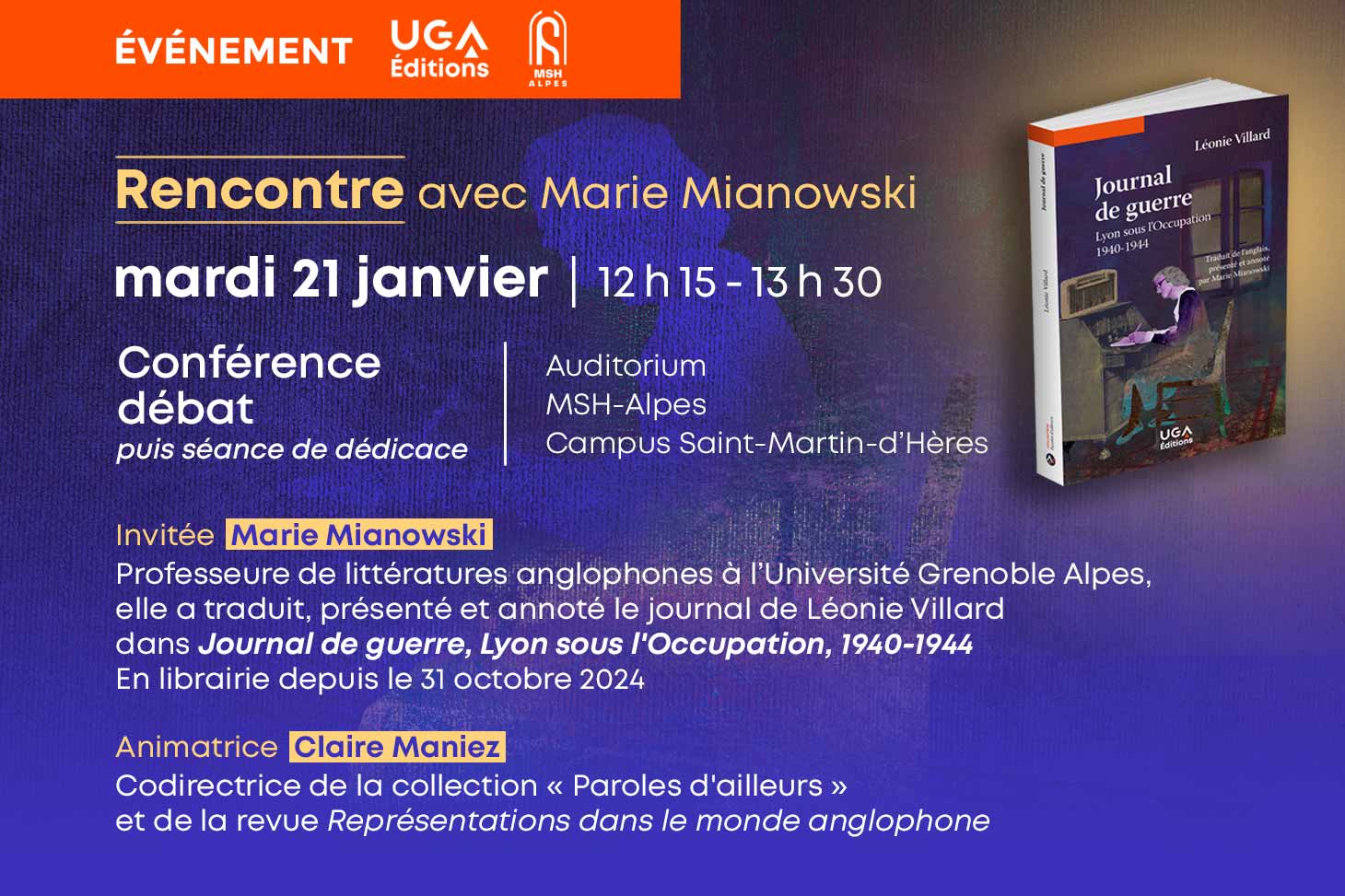 Rencontre avec Marie Mianowski