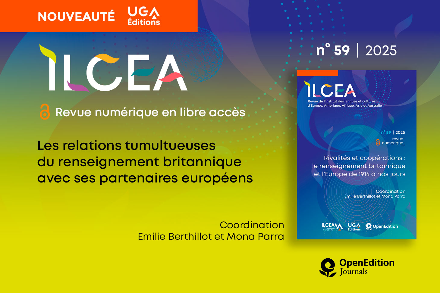 Parution du n°59 de la revue ILCEA