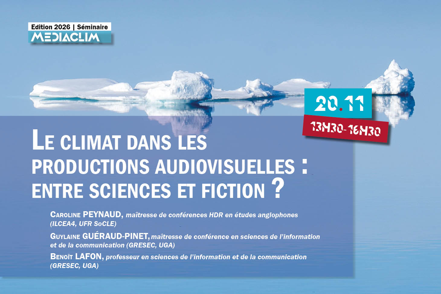 Le climat dans les productions audiovisuelles : entre sciences et fiction ?