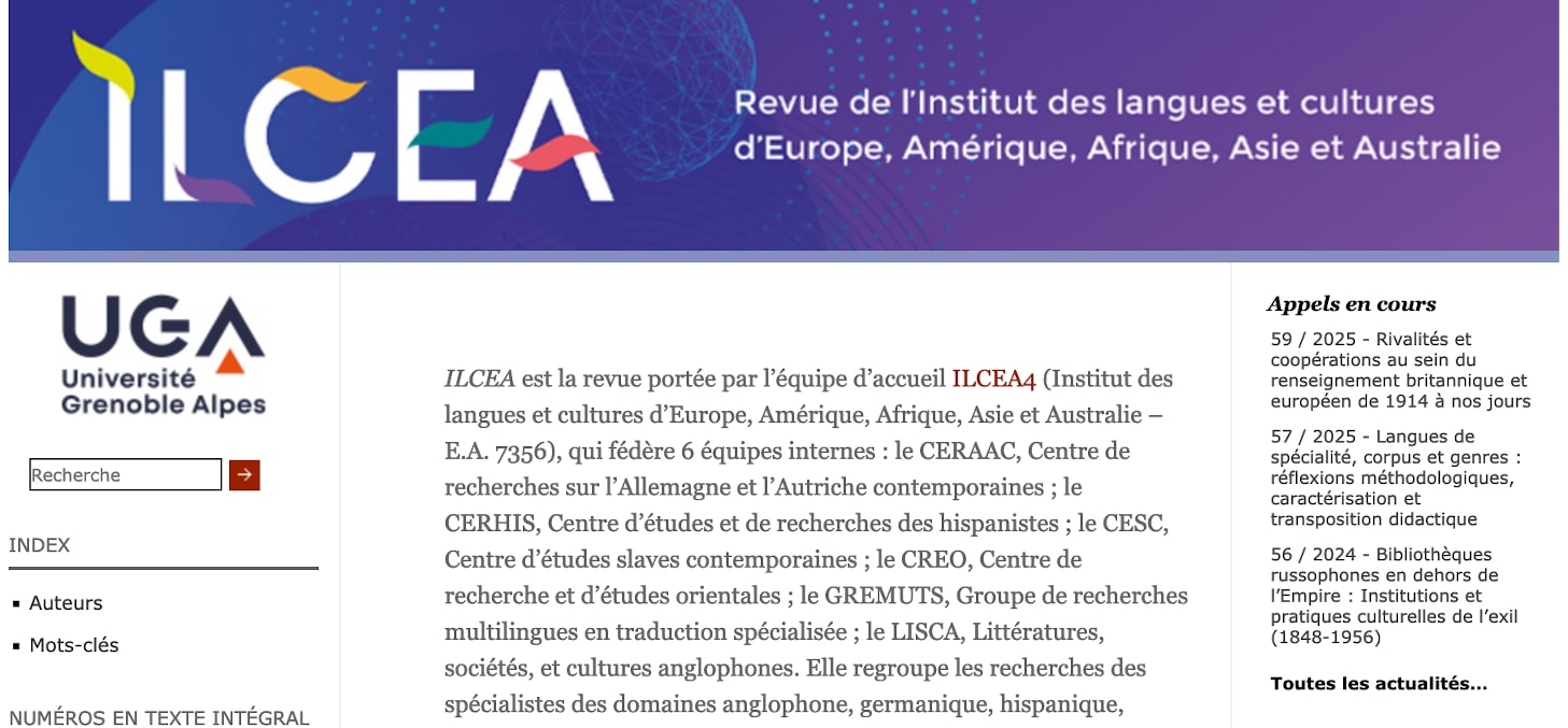 logo revue ILCEA